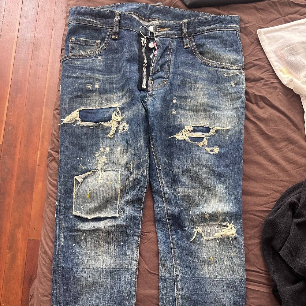 Dsquared distressed  men jeans
